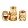 50Pcs Double Twill Embedment Nuts Knurled Thread 3D Printer Accossory New Brass Insert Nut