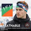 Winter Sports Headbands Warm Sweatband Outdoor Running Yoga Gym Fitness Jogging Skiing Elastic Headwear Sweat Absorption Bandana