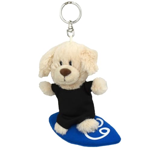 

Niki Keychain, Golden Retriever/Surfing, 3.9 inches (10 cm), Kids, Braun, 10 cm 10 cm