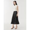 JUZUI Elegant Pleated Midi Skirt