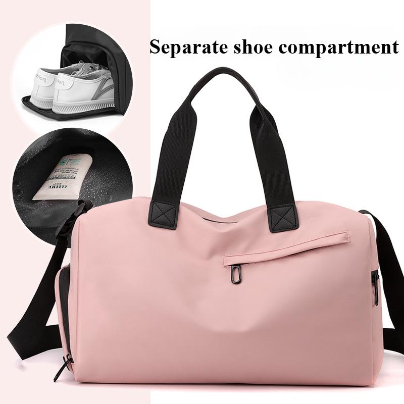 Kısa Mesafe Seyahat Çantası Hafif Küçük El Seyahat Çantası Spor Eğitimi Depolama Omuz Çapraz Çanta
