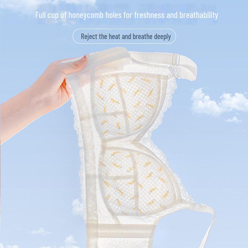 Women's White Adjustable Push-Up Bra: Enhances Shape & Supports Without Steel Rings