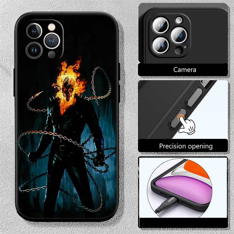 Ghost Rider Case for Samsung Note 20 10 S25 Plus Ultra Lite FE M20 M21 M30 M31 M51 A11 A26 A51 A52 A53 A56 A70 A71 A72 A73