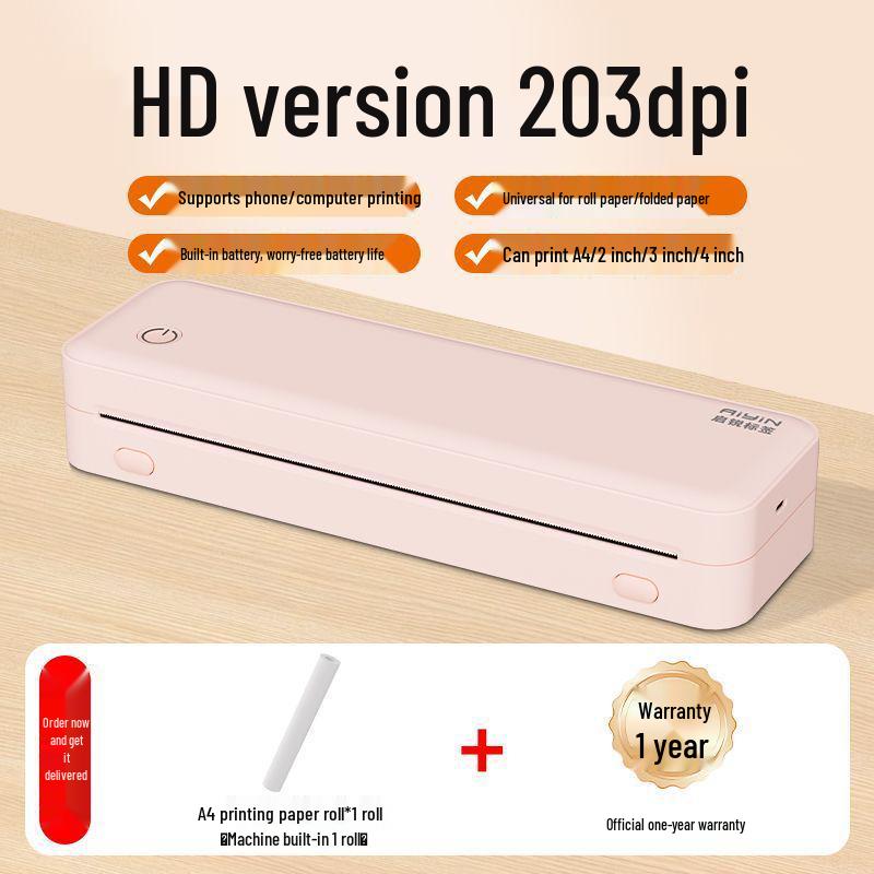 A40 Bluetooth Portable Thermal Printer for Students