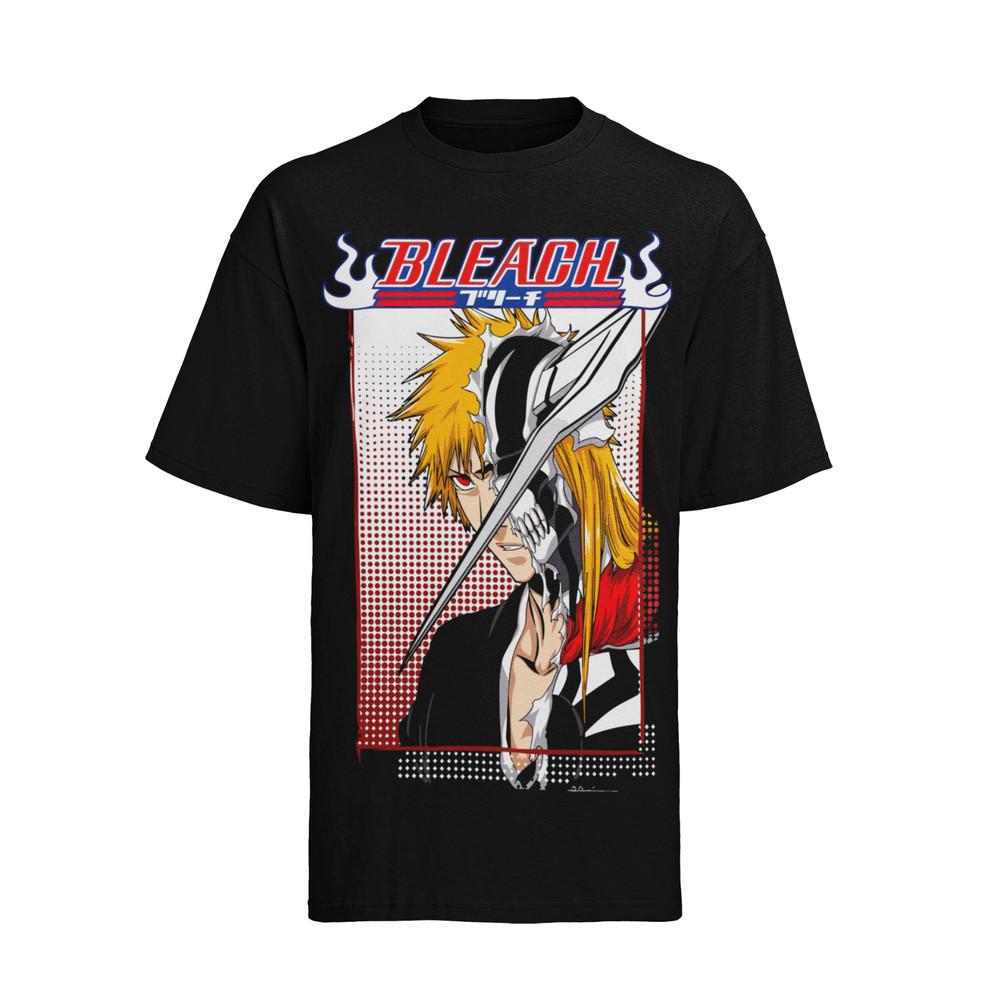 

bleach Ichigo Kurosaki bankai Anime Herren T-Shirt Baumwolle L
