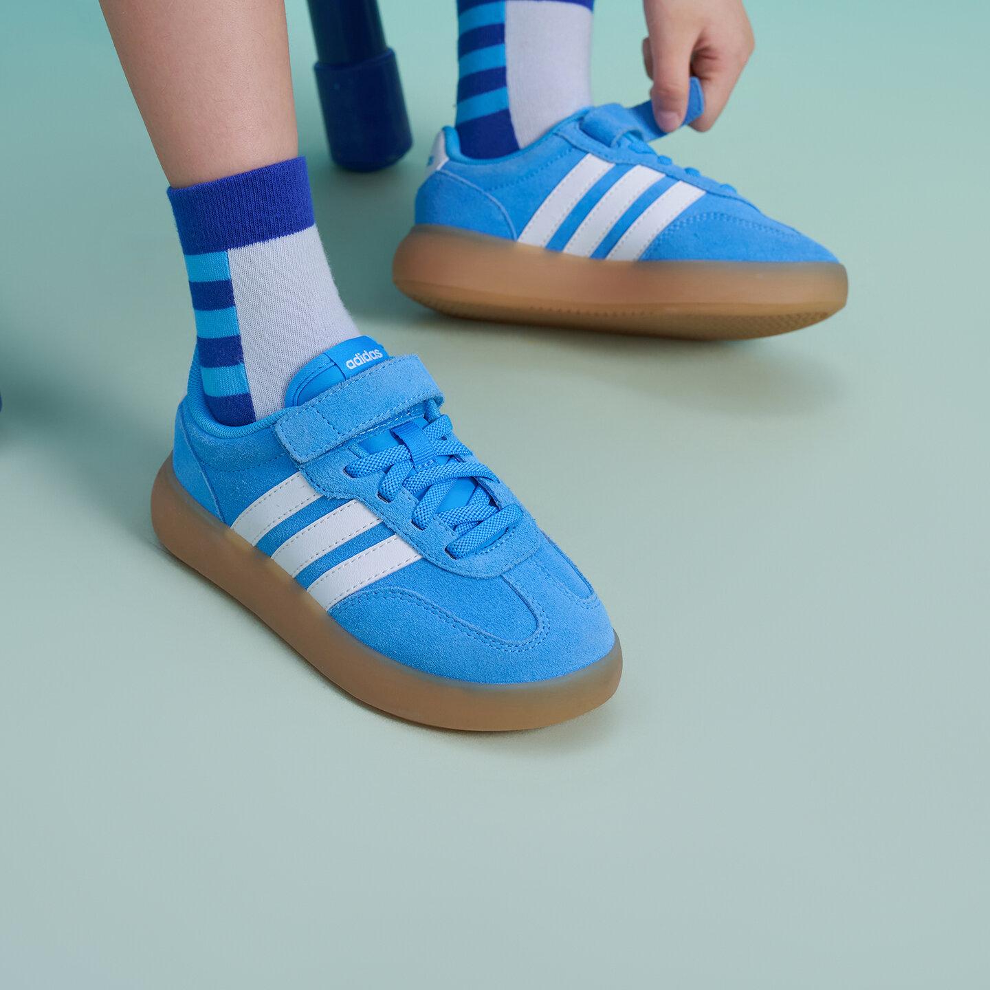 Adidas BARREDA DECODE Low top Skateboard Shoes Blue Kids 32