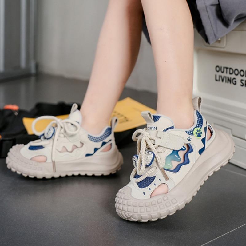 Soft-soled Children's Shoes Breathable Mesh Casual Shoes Non-slip Boys' Sports Shoes Hollow Frame Shoes