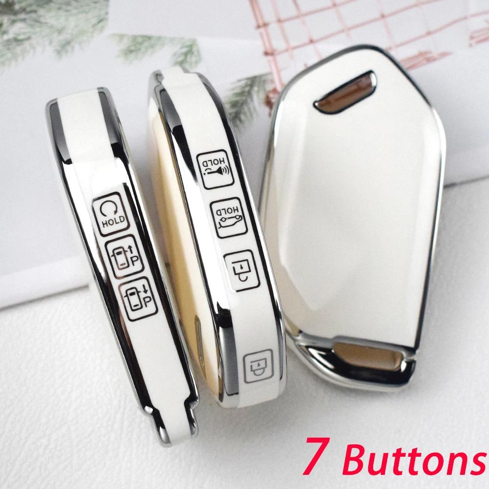 For Kia Sorento Morning Ev9 For Kia Picanto Ev9 Tpu Car Key Case Cover Potector Shell Fob Holder Accessories