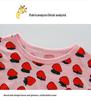 2024 New Summer Cotton Pajama Set for Girls - Short-Sleeve, Thin, Princess Design for Baby and Kids