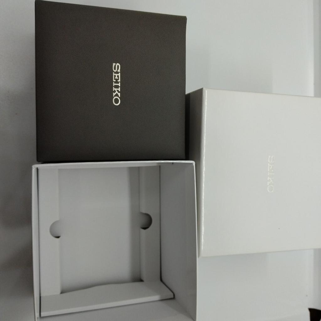 SEIKO Luxury Watch Exclusive Discontinued Outer Box and Inner Box Are All Perfect for Storing Your Box, High-quality Boxes, Watch