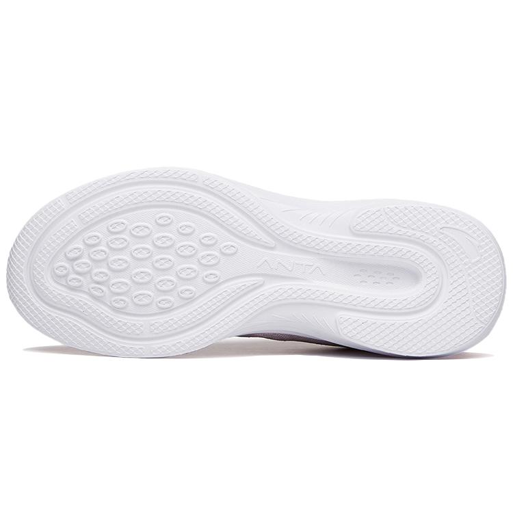 Anta Running Collection Breathable, Lightweight, And Abrasion Resistant Low top Running Shoes Women's Lotus Gray Sports 122025570-3