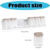 Space Saving Magnetic Pills Box Organizers 6 Compartment Secure Lock System Medicine Dispenser for Vitamins & Medications