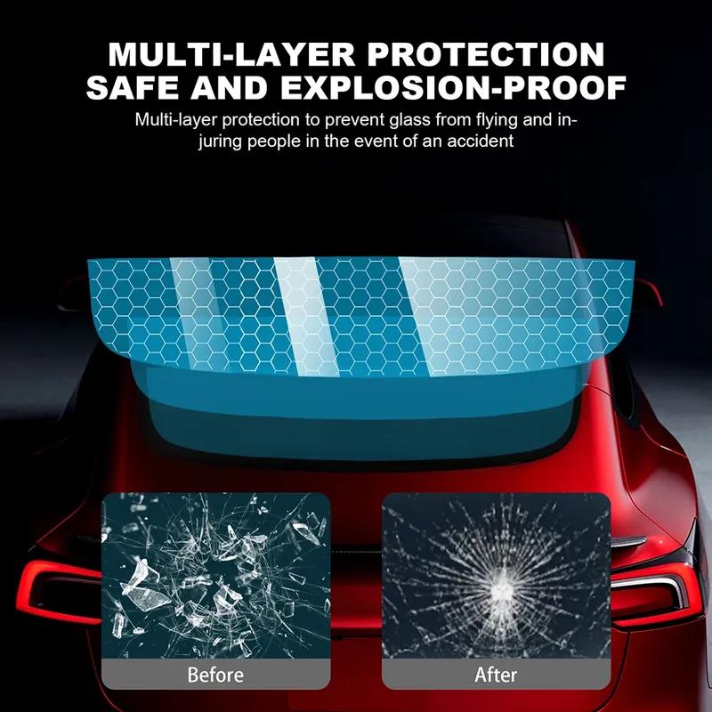 Protezione Solare UV per Finestrino Laterale Auto Pellicola Oscurante Estiva per Tesla Model 3 2018      Highland 2024 Accessori