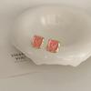 Colorful Zircon Drip Glaze Hoop Earrings: Chic Light Luxury Style for Fashion-Forward Women