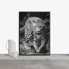 Black And White Leopard Fashion Animal Poster Print Canvas Wildlife Wall Decor Painting Room Home Picture Art Inspired Street