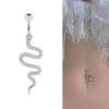 Sexy Belly Navel Piercing Stainless Steel Fashion Snake Belly Ring For Women Body Jewelry