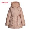X Lay's Collaboration Women's Mid-length Hooded Down Jacket (YE3B002061D)
