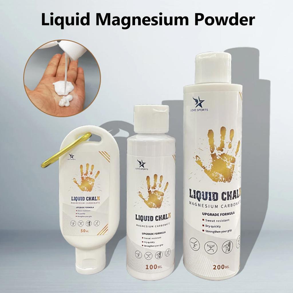 NEW Sports Liquid Magnesium Powder Fitness Lifting Anti Slip Cream Grip Liquid Magnesium For Indoor Pole Dancing Rock Climbing