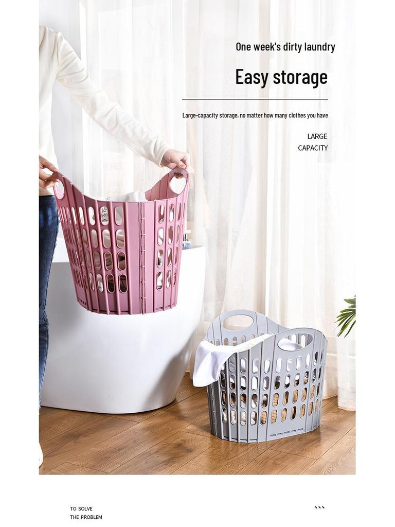 Cross-Border Hot-Selling Dirty Clothes Basket for Cloakroom, Bedroom, or Living Room