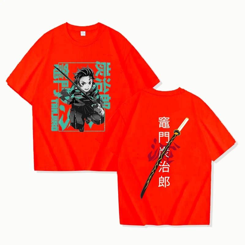 

Hot Sale Anime Kamado Tanjirou Graphic Print T-shirt Women Men Streetwear Harajuku Loose Casual Oversized Top Cool Short Sleeve New Fashion Summer Tee XXXL фіолетовий