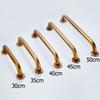 Grab Rail Gold Wall Mounted Bathroom Armrest Handle Bathtub Grab Bar Toilet Elderly Handrail Home Safety Black Chrome Antique