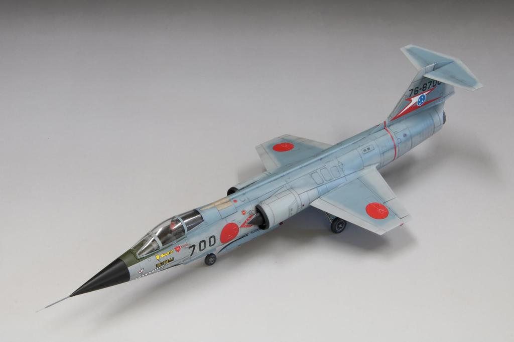 Fine Molds Jet Aircraft Series Air Force Fighter Plastic Model FX07 1/72 Self-Defense F-104J "Sentai" (Airplane)