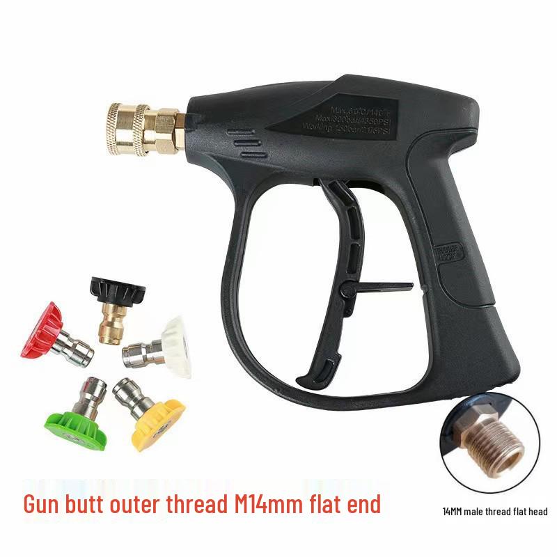 Fan-Shaped High-Pressure Car Wash Spray Gun with Aluminum Valve Core for Cleaning