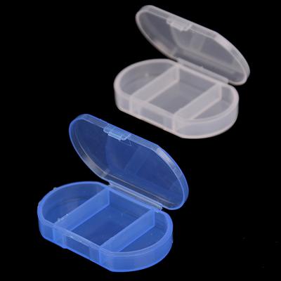 1PC Travel Portable Storage Box Container Tool Plastic Mini 3 Compartment Pill Box
