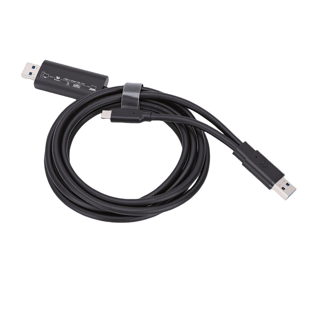 USB 3.0 Data Cable 5Gbps 6.6FT USB 3.0 To USB 3.0 and Type C Data Transfer Cable with Built In APP Support for Windows