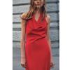 Fall and Winter New Women's Clothing Fashion Style Hanging Collar Open Back Sleeveless Long Midi Skirt Dress 9247782