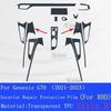 For Genesis G70 - Car Interior Center Console Transparent TPU Protective Film Anti-scratch Sticker