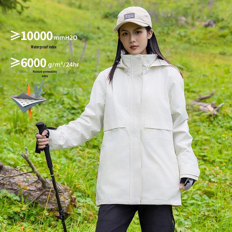 

Unisex Winter Windproof Waterproof 3-in-1 Mountaineering Jacket Set S