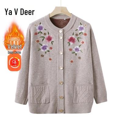 Yalu Damen Herbst Winter Plus Samt Warmer Mantel