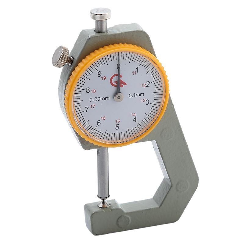 High Precision Thickness Gauge for 10-20mm Steel Pipes with Flat Tip Elbow, Accurate To Thousandth.