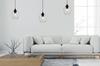MODERN CEILING HANGING LAMP GLASS CHANDELIER
