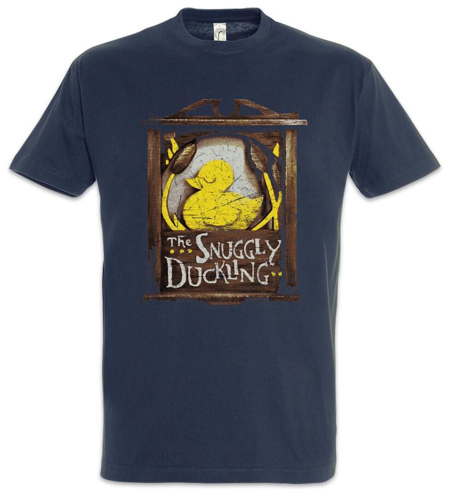 

The Snuggly Duckling T-Shirt Rapunzel Symbol Sign Company Logo Pub Bar Tavern XL