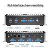 Core Fanless Mini Industrial Embedded PC Host