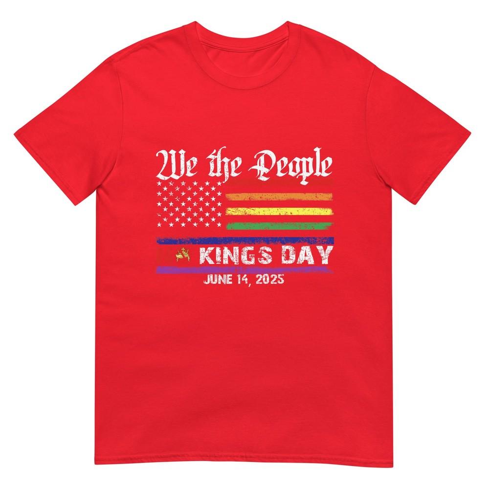 No Kings Day June 14th Protest Tee 2025 No Kings In America Tshirt S