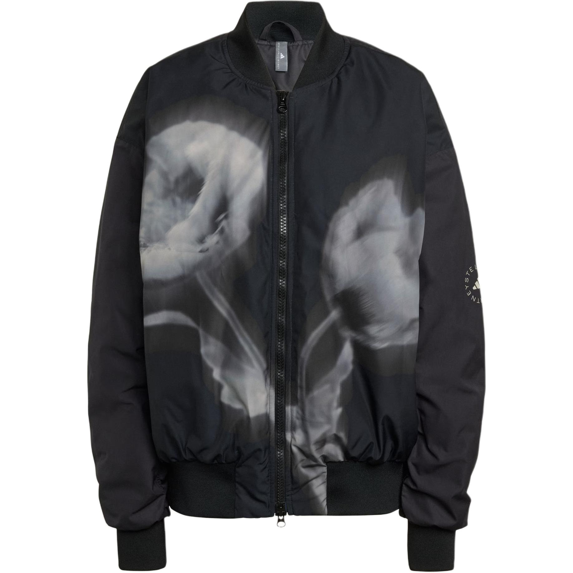 Adidas x adidas x Stella McCartney floral print bomber jacket KA9599 L