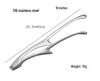 304 Stainless Steel Korean BBQ & Bread Baking Tongs for Meat, Grilling, and Japanese Cuisine