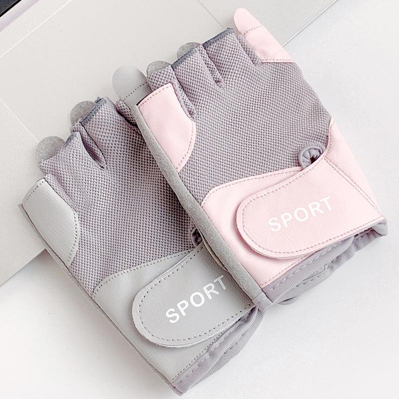 Fitness Sports Gloves Men's and Women's Cycling Leaky Finger Gloves Equipment Training Thin Outdoor Mountaineering Summer Half Finger Gloves