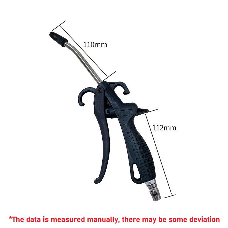 Ergonomic Air Blow Gun High Pressure Dust Cleaner Handheld Pneumatic Tool for Household Workshop Car Use
