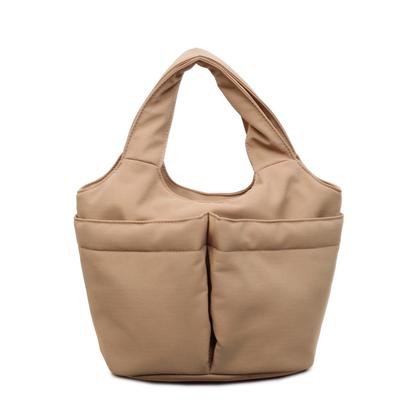 Mehrfarbige Stoff-Handtasche Leicht Geräumig Lässig für den täglichen Gebrauch