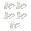 10Pieces Door Hinges Without Mortise Silents Operations Convenient for Cabinetry Furniture and Wardrobe Door Daily Use