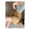 Sports Shorts Women's High Waist A Line Thin Wide Leg Skirt Small Casual Pleated Skirt Pants