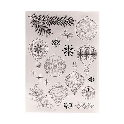Christmas Silicone Clear Stamps for Card Making Scrapbooking Embossing DIY Craft Album Rubber Seal Stamps Decoration
