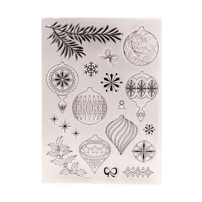 

Christmas Silicone Clear Stamps for Card Making Scrapbooking Embossing DIY Craft Album Rubber Seal Stamps Decoration 1