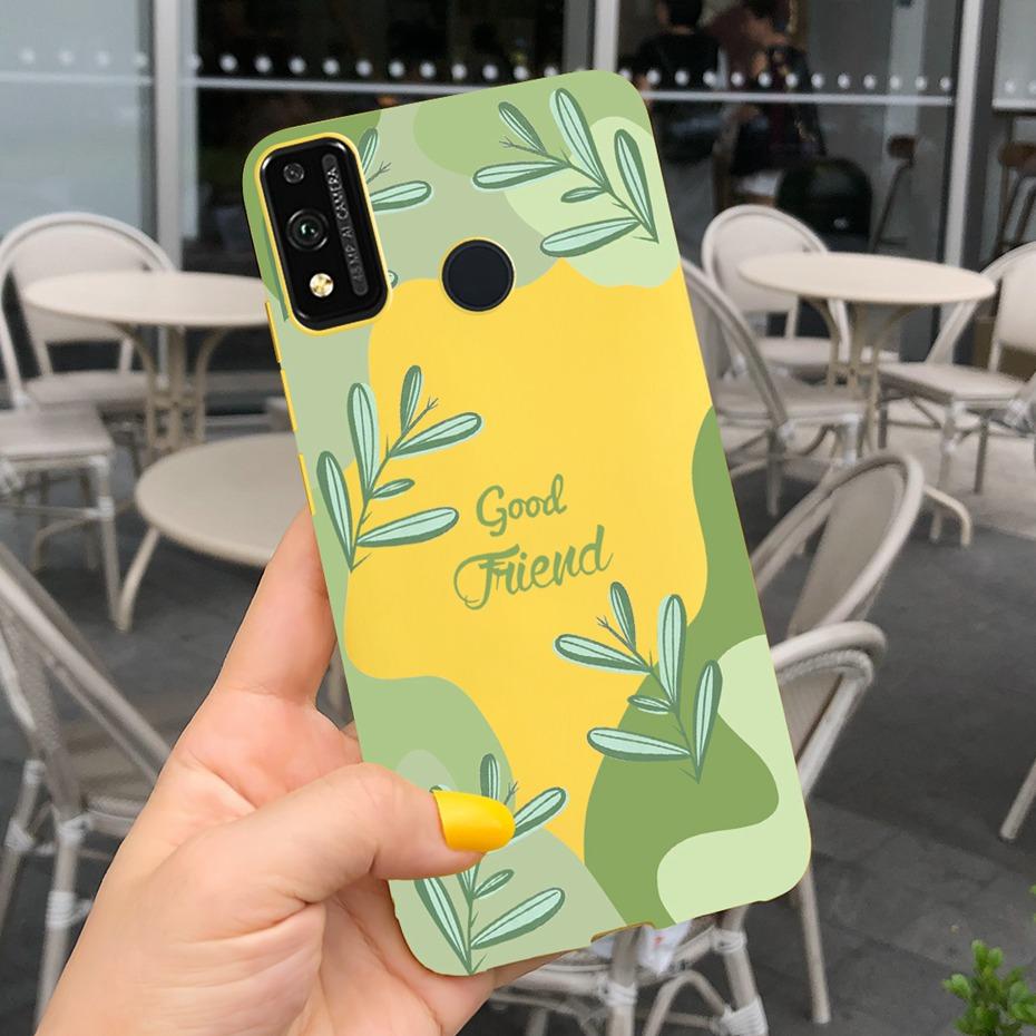 For Honor 9X Lite JSN-L21 Phone Case Honor 9X STK-LX1 Lovely Printing Macaroon Silicone Soft Cases Cover For Honor9X 9 X Lite