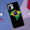 Cover Bandiera Brasiliana del Brasile per Xiaomi 14 Ultra 13 11T 12T 13T 14T Pro POCO X6 X7 Pro X3 X5 F3 F5 F6 M6 Pro Custodia