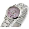 Relish Women's Citizen Solar Watch with Pink Dial and Silver Stainless Steel (H997-904) with Pair Box
